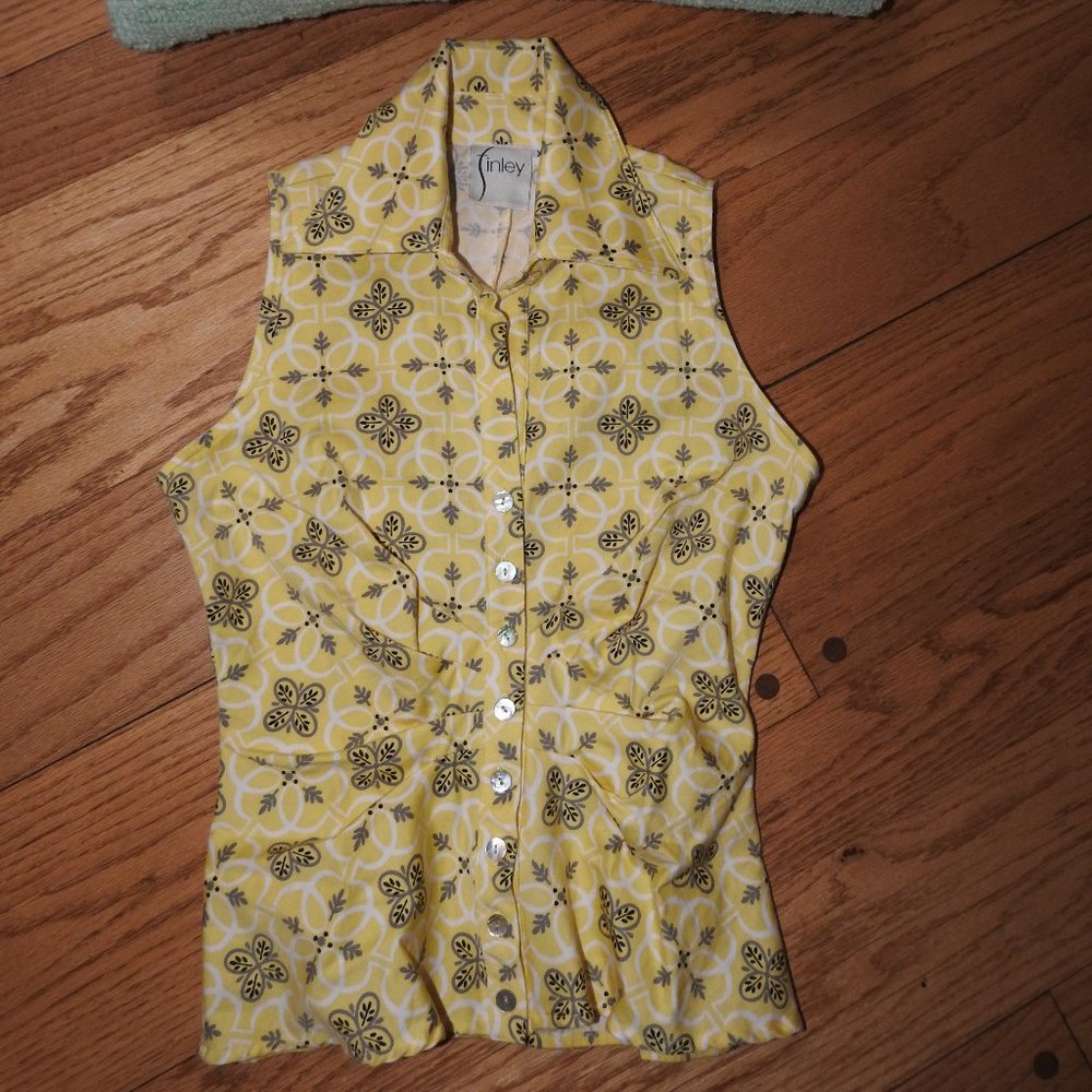 Finley Yellow Top XS